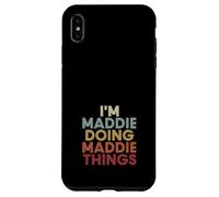 Custodia per iPhone XS Max Maddie Name Maddie Personalized Name First Given