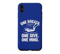 Custodia per iPhone XS Max Maglia apnea: One Breath - One Dive, One Mind. Apnea