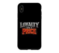 Custodia per iPhone XS Max Maglietta grafica Guerriero invecchiato vintage Loyalty Has a Price
