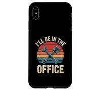 Custodia per iPhone XS Max Maglietta Mechanic I'll Be In The Office - Auto Repair Garage