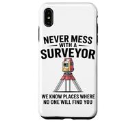 Custodia per iPhone XS Max Mai Mettersi Contro Un Geometra Conosciamo I Luoghi