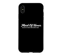 Custodia per iPhone XS Max Maid of Honor from Bride for Sister