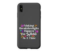 Custodia per iPhone XS Max Making Breakthroughs One Syllable At A Time Speech Therapy