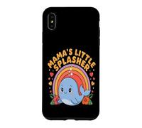Custodia per iPhone XS Max Mama's Little Slasher Cute Whale Mom Kids