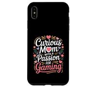Custodia per iPhone XS Max Mamma curiosa con una passione per il gioco stile cuore