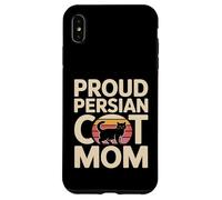 Custodia per iPhone XS Max Mamma gatta persiana orgogliosa retrò