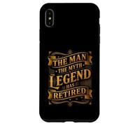 Custodia per iPhone XS Max Man The Myth Legend ha ritirato il veterano della pensione