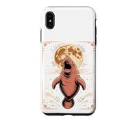 Custodia per iPhone XS Max Manatee Howling to the Moon Sea Cow Ocean Parody