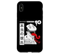 Custodia per iPhone XS Max Manga Horror Anime Style Design Giapponese Edgy Ghostly Demon