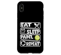 Custodia per iPhone XS Max Mangia Dormi Padel Ripeti Giocatore di frasi divertenti