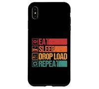 Custodia per iPhone XS Max Mangiare Sleep Drop Load Repeat Funny Trucker Semi Truck Driver