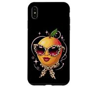 Custodia per iPhone XS Max Mango Impertinente Con Occhiali Da Sole Leopardati & Sciarpa