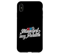 Custodia per iPhone XS Max Manifest my Health Placebo Citazione