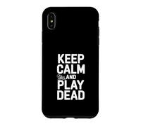 Custodia per iPhone XS Max Mantieni la calma e gioca a Dead Funny Gamer Humor