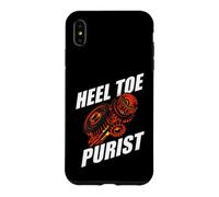 Custodia per iPhone XS Max Manual Transmission Heel Toe Purist Three Pedals Gearbox