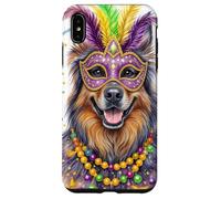 Custodia per iPhone XS Max Mardi Gras Belgian Tervuren Dog