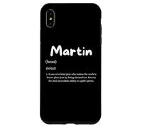 Custodia per iPhone XS Max Martin Definition Personalized Golf Dad Costume For Martins