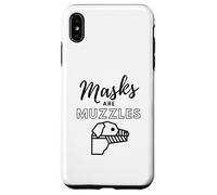 Custodia per iPhone XS Max Masks Are Muzzles Funny Dog Mask For Human Sheep Muzzle MASK