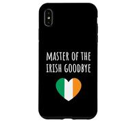 Custodia per iPhone XS Max Master Of The Ireland Goodbye Funny Party Pooper Irish