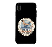 Custodia per iPhone XS Max MAT BREATH FOCUS Pilates Tappetino Studio