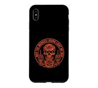 Custodia per iPhone XS Max May The Bridges I Burn Light My Way Funny Goth Gothic Skull