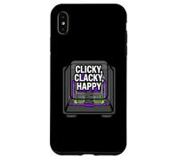 Custodia per iPhone XS Max Mechanical Keyboard Custom Switch Clicky Clacky Happy