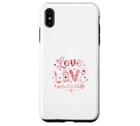 Custodia per iPhone XS Max Medical Love Word - Tema MedTech Life per infermieri