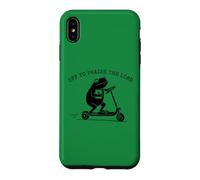 Custodia per iPhone XS Max Meme cristiano per lodare il monopattino Lord Frog