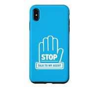 Custodia per iPhone XS Max Meme umoristico STOP Talk To My Agent AI Software Engineers