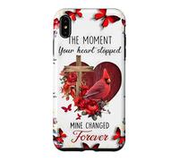 Custodia per iPhone XS Max Memorial Cardinal Il momento in cui il tuo cuore si è fermato per sempre Arte