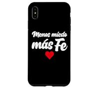 Custodia per iPhone XS Max Menos miedo, más fe