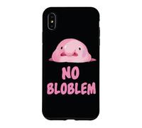 Custodia per iPhone XS Max Mens Womens Kids No Bloblem Blobfish Lover