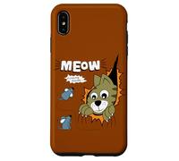 Custodia per iPhone XS Max Meow Finding Mouse, Cats & Mice Illustration Graphic Designs