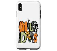 Custodia per iPhone XS Max Merchandising ufficiale Miles Davis Jazz Icon - Testo illustrato