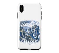 Custodia per iPhone XS Max Meteora Grecia Monastero Vintage Viaggi Paesaggio Arte