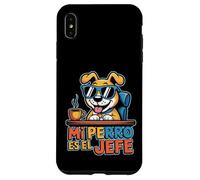 Custodia per iPhone XS Max Mi Perro Es El Jefe divertente citazione spagnola amante dei cani