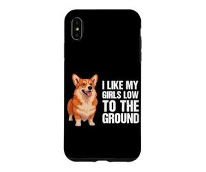 Custodia per iPhone XS Max Mi piacciono le mie ragazze basse a terra Funny Pet Corgi