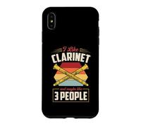 Custodia per iPhone XS Max Mi piace il clarinetto e forse mi piace 3 persone