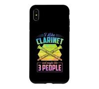 Custodia per iPhone XS Max Mi piace il clarinetto e forse mi piace 3 persone