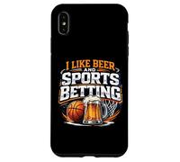 Custodia per iPhone XS Max Mi piace la birra e le scommesse sportive Parlay Bere Basket