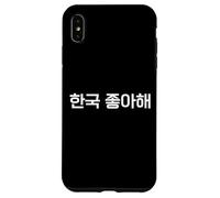 Custodia per iPhone XS Max "Mi piace la Corea." Divertente Parola coreana Hangul