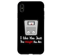 Custodia per iPhone XS Max Mi piaci solo per il peso che hai