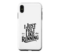 Custodia per iPhone XS Max Mi sentivo come correre