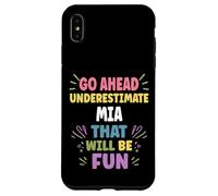 Custodia per iPhone XS Max MIA Personalized Women's Gift Custom MIA