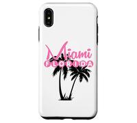 Custodia per iPhone XS Max Miami Florida Stati Uniti Retro Palme