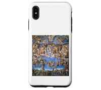 Custodia per iPhone XS Max Michelangelo Ultimo Giudizio Affresco 1536-1541 Opera d'arte