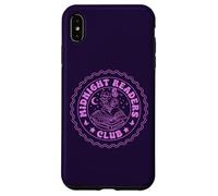 Custodia per iPhone XS Max Midnight Readers Club Bookworm Lettura Libri Floreale