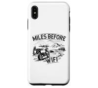 Custodia per iPhone XS Max Miles Before Breakfast Biker