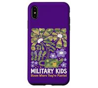 Custodia per iPhone XS Max Militare Kid Tarassaco Bloom Dove Sono Piantati Viola Up