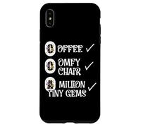 Custodia per iPhone XS Max Million Tiny Gems, pittura a diamante, umorismo fai da te